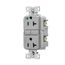 Tr Hg Gfci, 20A, 125V, Gray, Slim, TRGFH20GY