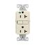 Tr Hg Gfci, 20A, 125V, Light Almond, Slim, TRGFH20LA
