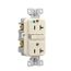 Tr Hg Gfci, 20A, 125V, Light Almond, Slim, TRGFH20LA