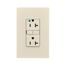 Tr Hg Gfci, 20A, 125V, Light Almond, Slim, TRGFH20LA