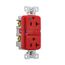 Tr Hg Gfci, 20A, 125V, Red, Slim, TRGFH20RD
