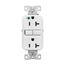 Tr Hg Gfci, 20A, 125V, White, Slim, TRGFH20W