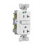 Tr Hg Gfci, 20A, 125V, White, Slim, TRGFH20W