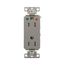 Arrow Hart Duplex Receptacle, #14-10 Awg 15A, 125V, Orange, Impact-Resistant Nylon, TRIG8262RN
