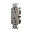 Arrow Hart Duplex Receptacle, #14-10 Awg 20A, 125V, Orange, Impact-Resistant Nylon, TRIG8362RN