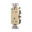 Arrow Hart Duplex Receptacle, #14-10 Awg 20A, 125V, Impact-Resistant Nylon, Duplex, TRIG8362W