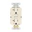 Gfci Receptacle, Isolated Ground, Self-Test #14-10 Awg 20A Industrial 125V 2-Pole 3-Wire, Orange, TRIGSGF20RN