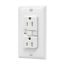 Gfci Receptacle, Audible Alarm, Self-Test, #14 -10 Awg 15A 125V, 2-Pole 3-Wire, TRSGFA15W