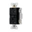 Gfci Receptacle, Audible Alarm, Self-Test, #14 -10 Awg 20A 125V, Black, 2-Pole 3-Wire, TRSGFA20BK