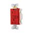Hospital Grade Gfci Receptacle, Self-Test, #14 -10 Awg 15A 125V, Red, 2-Pole 3-Wire, TRSGFH15FRD