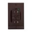 Hospital Grade Gfci Receptacle, Self-Test, #14 -10 Awg 20A 125V, Brown, 2-Pole 3-Wire, TRSGFH20FB