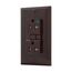 Hospital Grade Gfci Receptacle, Self-Test, #14 -10 Awg 20A 125V, Brown, 2-Pole 3-Wire, TRSGFH20FB