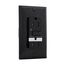 Gfci Receptacle, Nightlight, Self-Test, #14 -10 Awg 15A 125V, Black, Night Light, 2-Pole 3-Wire, TRSGFNL15BK