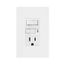 Gfci Receptacle, White A42, TRSGFS15W-M-L