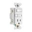 Gfci Receptacle, White A42, TRSGFS15W-M-L
