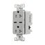 Combination Usb Type-C Charger, 20A 5-20R Receptacle, 5A, 125 Vac, Grey, Box, TRUSBC20GY-BOX