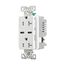Combination Usb Type-C Charger, 20A 5-20R Receptacle, 5A, 125 Vac, White, Box, TRUSBC20W-BOX