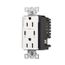 Combination Usb Type-C Charger With Power Delivery, 15A 5-15R Receptacle, 60W,125Vac, W, TRUSBPDC15W-BOX