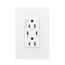 Combination Usb Type-C Charger With Power Delivery, 15A 5-15R Receptacle, 60W,125Vac, W, TRUSBPDC15W-BOX
