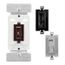 Toggle Dimmer, Univ. Toggle Dimmer W/ Preset Brown/Gray/Black, B, TUL06P-C7