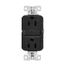 Tamper And Weather-Resistant, Self-Test Gfci, 15A, 125V, Black, Slim Design, TWRGF15BK