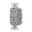 Tamper And Weather-Resistant, Self-Test Gfci, 15A, 125V, Gray, Slim Design, TWRGF15GY