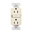 Tamper And Weather-Resistant, Self-Test Gfci, 15A, 125V, Light Almond, Slim Design, TWRGF15LA