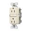 Tamper And Weather-Resistant, Self-Test Gfci, 15A, 125V, Light Almond, Slim Design, TWRGF15LA