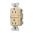Tamper And Weather-Resistant, Self-Test Gfci, 15A, 125V, Ivory, Slim Design, TWRGF15V