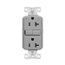Tamper And Weather-Resistant, Self-Test Gfci, 20A, 125V, Gray, Slim Design, TWRGF20GY