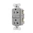 Tamper And Weather-Resistant, Self-Test Gfci, 20A, 125V, Gray, Slim Design, TWRGF20GY