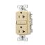 Tamper And Weather-Resistant, Self-Test Gfci, 20A, 125V, Ivory, Slim Design, TWRGF20V