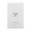 Vacancy Sensor & Dimmer, Dimmer Sensor, 120V, White, 1-Pole, 1-Phase, 1000 Sq Ft, Vacancy, 600W, VS106D1-W