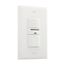 Vacancy Sensor & Dimmer, Dimmer Sensor, 120V, White, 1-Pole, 1-Phase, 1000 Sq Ft, Vacancy, 600W, VS106D1-W