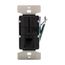 Occupancy Sensor & Dimmer, Dim Sensr, 8/10A, 120/277V, Black, 1-Pole, 3Way, 1-Ph, 1200/2200W, VS10D7-BK