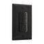 Vacancy Sensor Switch, No Neutral Connection, 120V, Black, 1-Pole, 3-Way, 1-Phase, 450 Sq Ft, VS306U-BK