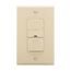 Vacancy Sensor Switch, No Neutral Connection, 120V, Ivory, 1-Pole, 3-Way, 1-Phase, 450 Sq Ft, VS306U-V