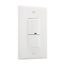 Vacancy Sensor Switch, No Neutral Connection, 120V, 1-Pole, 3-Way, 1-Phase, 450 Sq Ft, 600W, VS306U-W