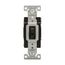 Toggle Switch, #14-10 Awg, 15A, Wall, 120V, Side & Push, Grounding, Black, 4-Way, Polycarbonate, WD1242-7BK-BOX