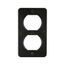 Metal Portable Outlet Box, Black, Duplex Receptacle, Alcryn And Valox, WD3051BK