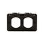 Non-Metallic Portable Outlet Box, Black, Duplex Receptacle With Flip Lid, Alcryn And Valox, WD3060BK