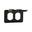 Non-Metallic Portable Outlet Box, Black, Duplex Receptacle With Flip Lid, Alcryn And Valox, WD3060BK