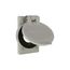Weatherpoof Receptacle Cover, Self-Closing, Surface Mount, Gray, Single Receptacle, 1.75" Dia., WP1