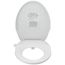 2-Series Standard Non-Electronic Bidet Toilet Elongated Seat (White), EB500-E
