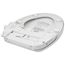 2-Series Standard Non-Electronic Bidet Toilet Elongated Seat (White), EB500-E