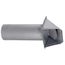 4" Paint-Grade Steel Galvanized Wall Exhaust Hood Vent with Damper and 11" Pipe (26 Gauge)