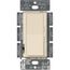 Diva LED+ Dimmer Switch, 250W LED, Single Pole/3-Way, No Neutral Required, 120V, Light Almond