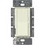 Diva 3-Speed Fan Control, 1.5A, Single Pole/3-Way, No Neutral Required, 120V, Biscuit