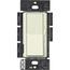 Diva 3-Speed Fan Control and Light Switch, 1.5A Fan, 1A LED, Single Pole/3-Way - Biscuit, No 120V