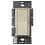 Diva 3-Speed Fan Control and Light Switch, 1.5A Fan, 1A LED, Single Pole/3-Way - Clay, No 120V